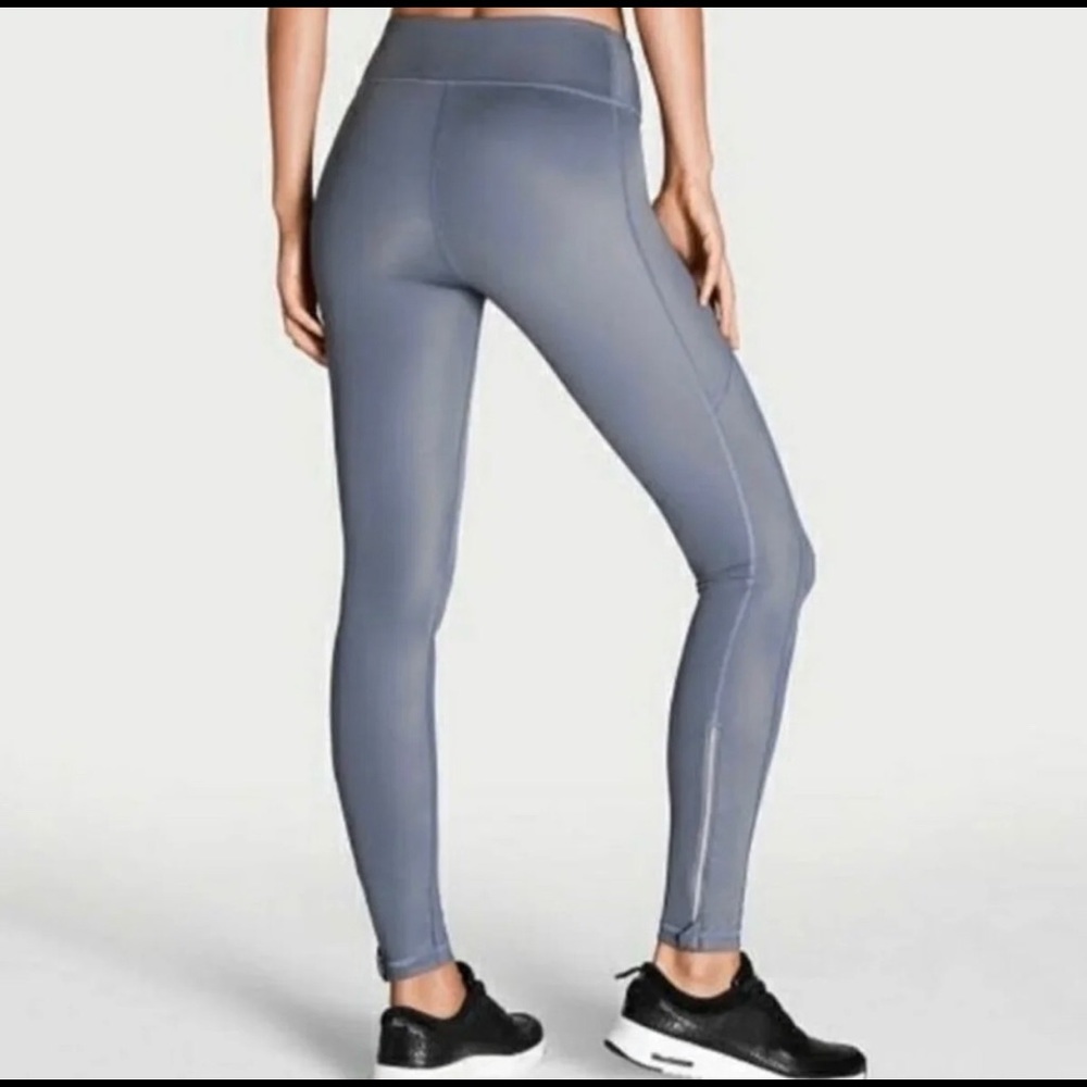 Victoria’s Secret Sport Gray Zip Ankle Leggings